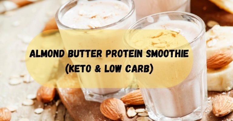 Almond Butter Protein Smoothie