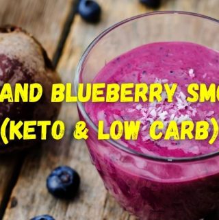 Beets and Blueberry Smoothie (Keto & Low Carb)