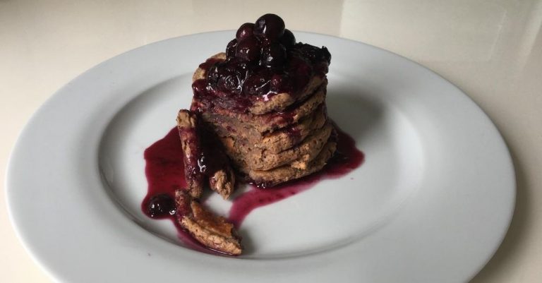 Chocolate Protein Pancakes