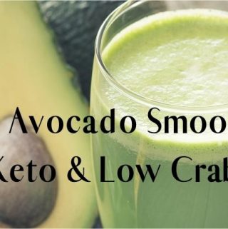 Keto Friendly Kale Avocado Smoothie