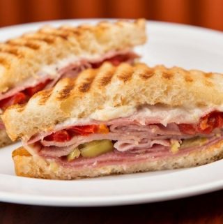 Provolone And Ham Sandwich