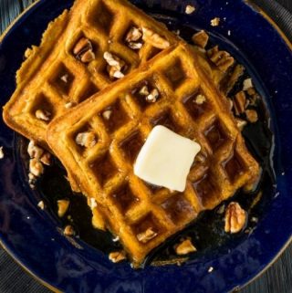 Pumpkin Spice Waffles