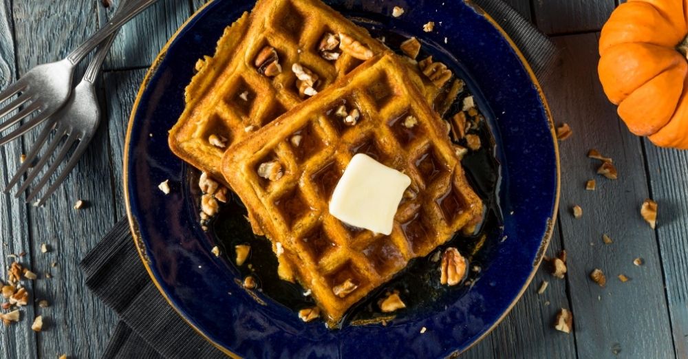 Pumpkin Spice Waffles