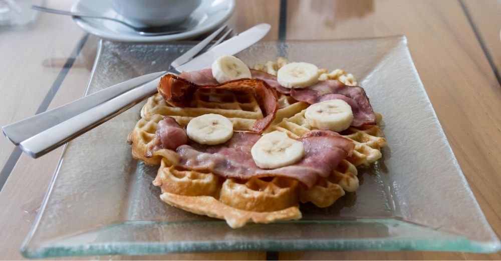 Swiss Bacon Waffles