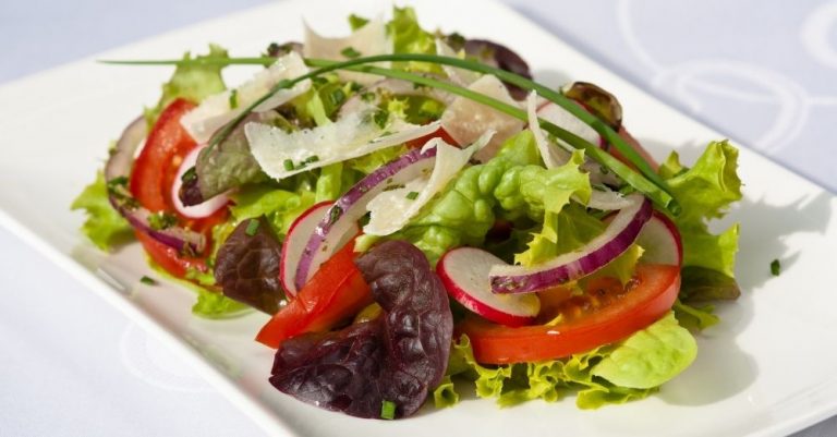 Spring Salad with Shaved Parmesan