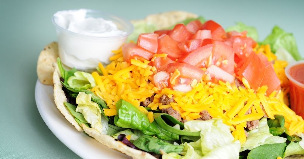 Taco Salad with Creamy Dressing