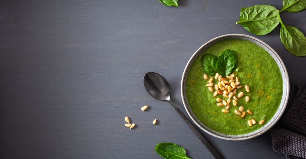 Spinach Cauliflower Soup