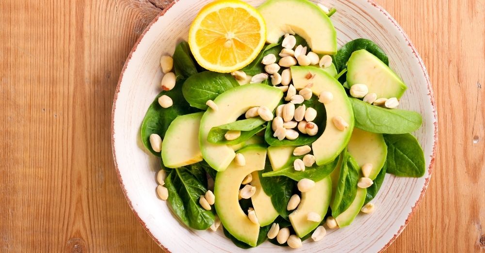 Avocado Spinach Salad