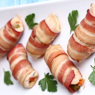 Bacon-Wrapped Chicken Rolls