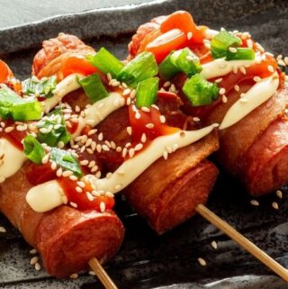 Bacon-Wrapped Hot Dogs