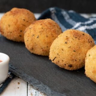 Fried Avocado Tuna Balls