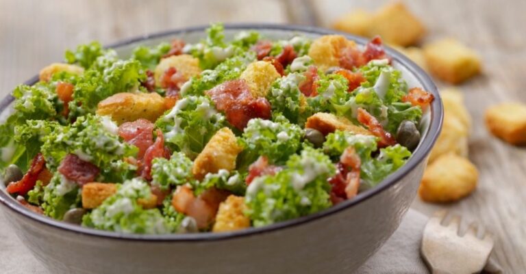 Kale Caesar Salad With Chicken