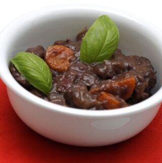 Slow Cooker Keto Beef Bourguignon