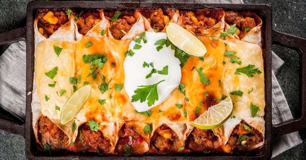 Spicy Chicken Enchilada Casserole