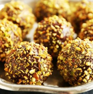 Dark Chocolate Pistachio Balls