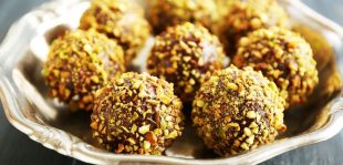 Dark Chocolate Pistachio Balls