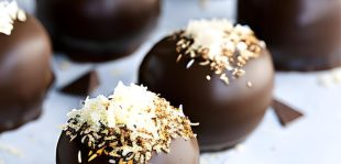 Chocolate-Dipped Coconut Fat Bombs