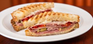 Provolone And Ham Sandwich