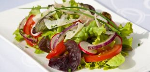 Spring Salad with Shaved Parmesan