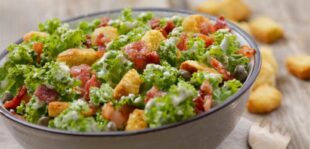 Kale Caesar Salad With Chicken