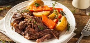 Slow-Cooker Pot Roast with Green Beans